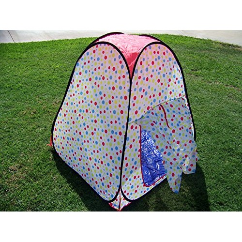 Petra Boys and Girls Polka Dot Tunnel Play Tent. Indoor, Outdoor, ...