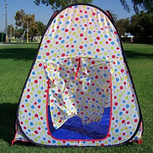 Petra Boys and Girls Polka Dot Tunnel Play Tent. Indoor, Outdoor, ...