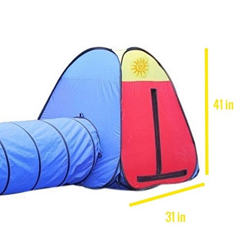 Petra Kids Tunnel Play Tent. Indoor, Outdoor, Play Ground or Room...