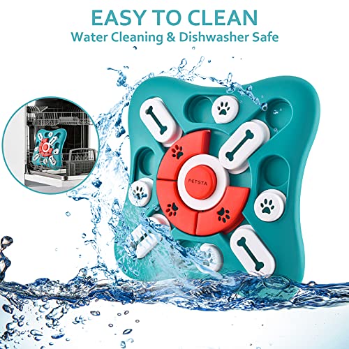 Dog Puzzle Toys, Squeaky Treat Dispensing Dog Enrichment Toys for ...