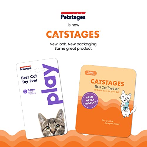 Petstages Crunchy Pickle Kicker Dental Catnip Cat Toy