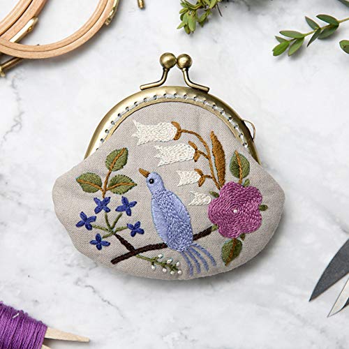 Peyan Embroidery Starter Kit DIY Handmade Coin Purse Wallet Making...
