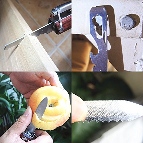 PEYOND Portable Multipurpose Multitool Camping Hatchet Survival Ha...