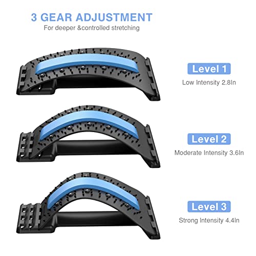 PGG-bro Back Stretcher, Lumbar Back Cracker Board Pain Relief Devi...