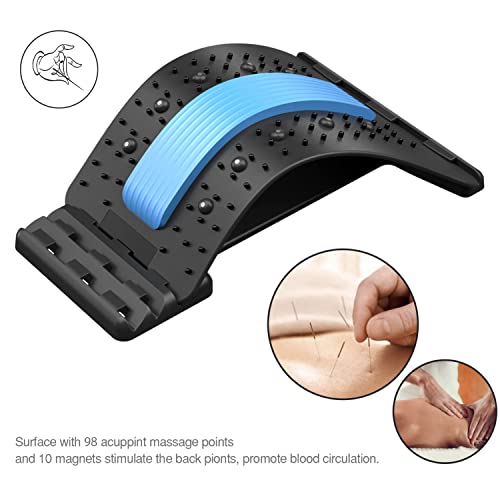 PGG-bro Back Stretcher, Lumbar Back Cracker Board Pain Relief Devi...