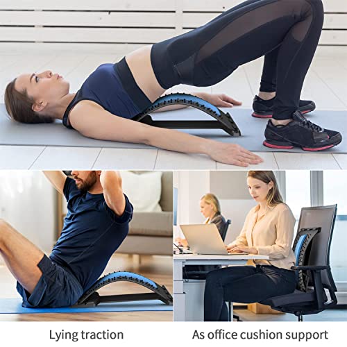 PGG-bro Back Stretcher, Lumbar Back Cracker Board Pain Relief Devi...