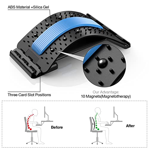 PGG-bro Back Stretcher, Lumbar Back Cracker Board Pain Relief Devi...