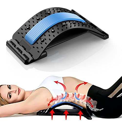 PGG-bro Back Stretcher, Lumbar Back Cracker Board Pain Relief Devi...