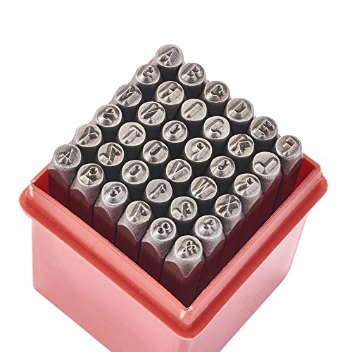 Pandahall 1Box/36pcs Iron Letter Alphabet Initials A-Z and Number ...