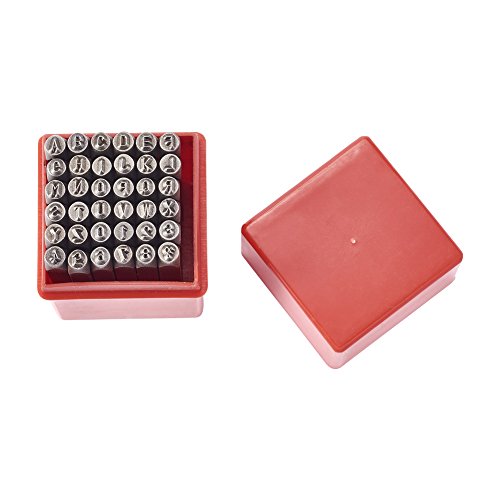 Pandahall 1Box/36pcs Iron Letter Alphabet Initials A-Z and Number ...