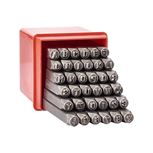 Pandahall 1Box/36pcs Iron Letter Alphabet Initials A-Z and Number ...