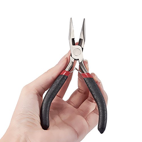 Pandahall 8-Piece Ergonomic Beading Tool Kit Jewelry Pliers Ferron...
