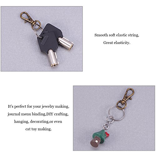 PandaHall Elite 100 Pieces Iron Lobster Claw Clasps Swivel Lanyard...