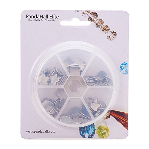 PandaHall Elite 120 Pcs 304 Stainless Steel Flat Blank Stamping Ta...