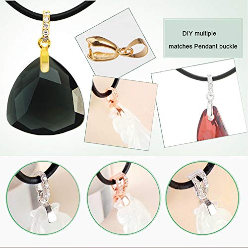 PandaHall Elite 120 Pieces Pinch Clip Bail Clasp Dangle Charm Bead...