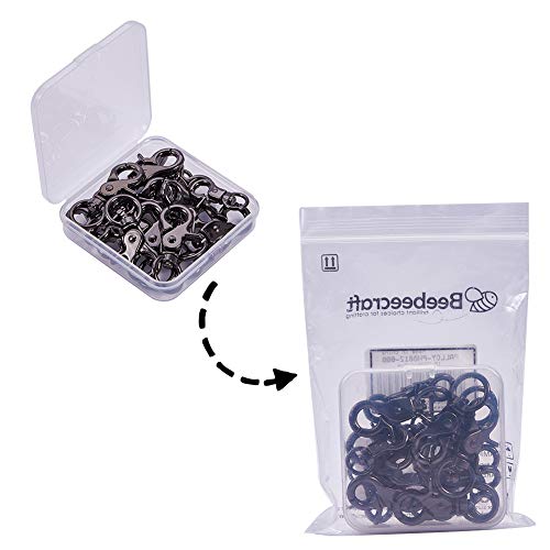 PandaHall Elite 16 Pieces Metal Lobster Claw Clasps Swivel Lanyard...