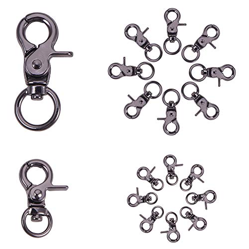PandaHall Elite 16 Pieces Metal Lobster Claw Clasps Swivel Lanyard...