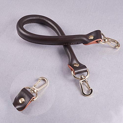 PandaHall Elite 2 Pcs 15.7 Inches Leather Replacement Handles Purs...