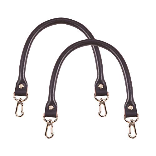 PandaHall Elite 2 Pcs 15.7 Inches Leather Replacement Handles Purs...