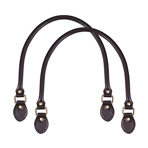 PandaHall Elite 2 Pcs 24.2 Inches Leather Purse Handles Handbags S...