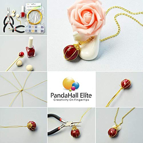 PandaHall Elite 50 Pcs 30mm 1.2 Inch Natural Unfinished Wood Spa...
