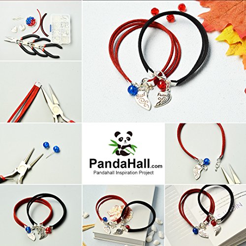 PandaHall Elite 6 Rolls 5mm Flat Micro Fiber Faux Leather Suede Co...