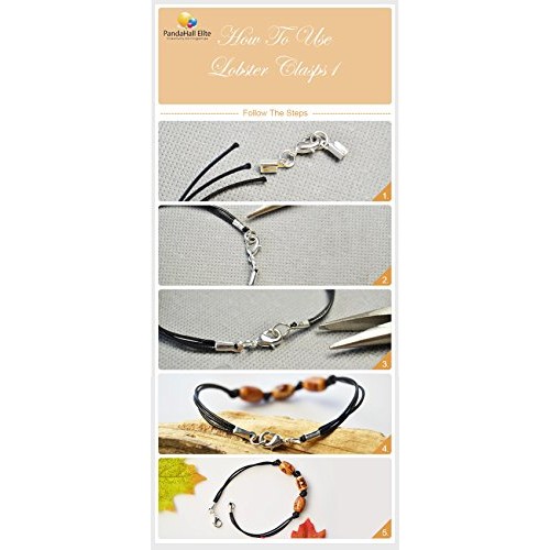 PandaHall Elite About 1800 Pcs Jewelry Finding Kits with Cord Ends...