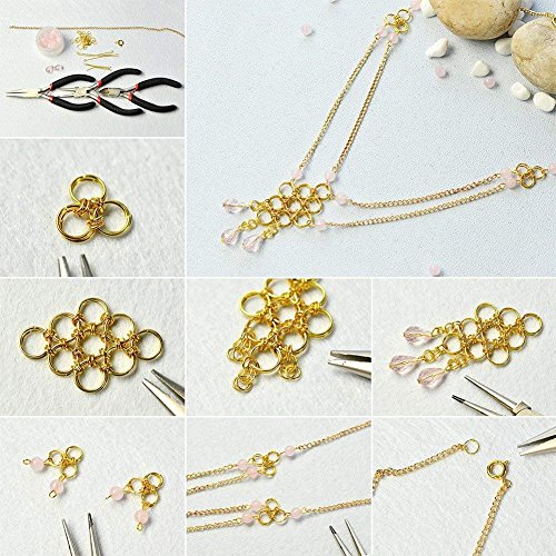 PandaHall Elite About 3300 Pcs Iron Open Jump Rings Unsoldered Dia...