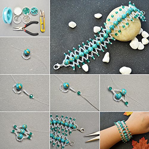 PandaHall Elite About 6000 Pcs 11/0 Glass Seed Beads Transparent R...