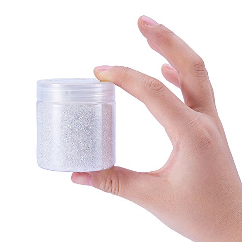 PandaHall Elite About 6000 Pcs 11/0 Glass Seed Beads Transparent R...