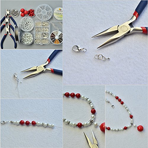 PH PandaHal 900pcs 18 Style Antique Silver Spacer Beads Tibetan Al...