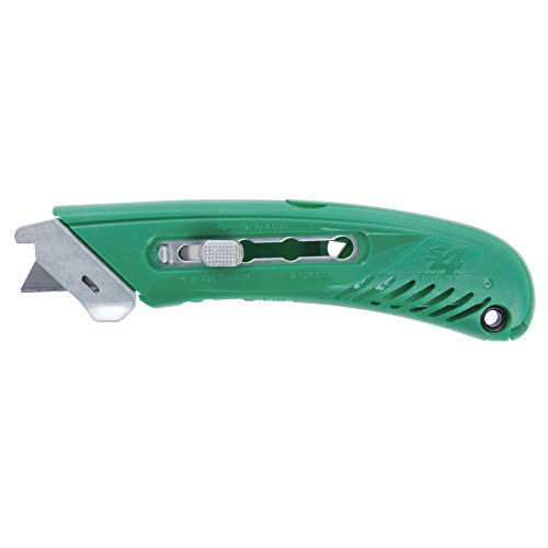 Safety Knife, 5-3/4 in, Green