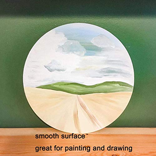 Wood Circles for Crafts, 6 Pack 12 Inch Unfinished Wood Rounds Woo...