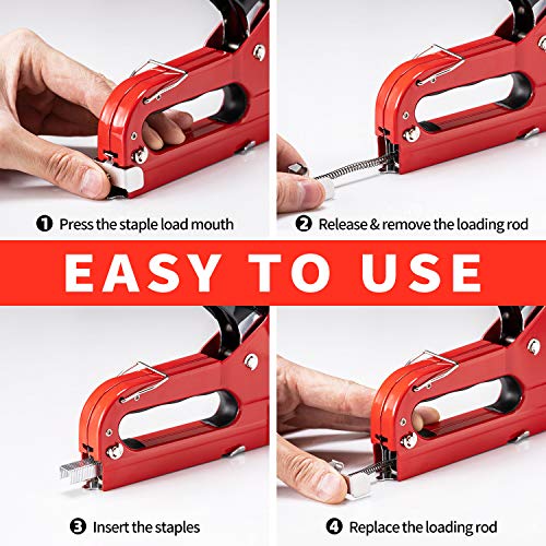 Upholstery Staple Heavy Duty, PHITRIC 4 in 1 Stapler with ...