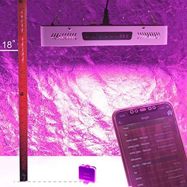 Phlizon Newest 1200W High Power Series Plant LED Grow Light,with T...