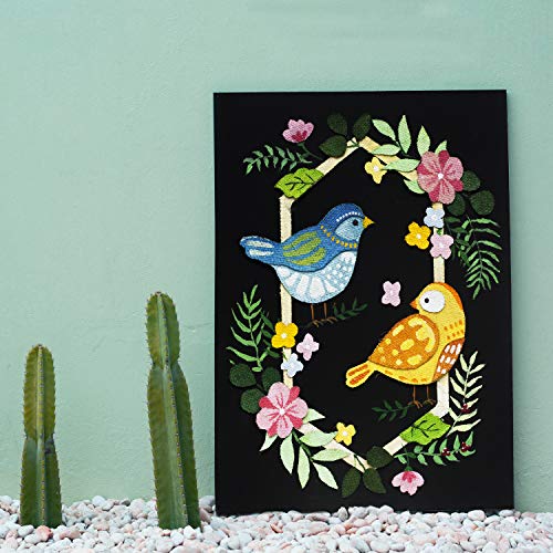 PHOENIX Black Painting Stretched Canvas - 11x14 Inch/4 Pack - 3/4 ...