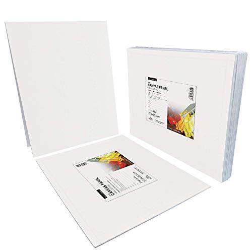 PHOENIX Painting Canvas Panel Boards - 11x14 Inch / 12 Pack - 1/8 ...
