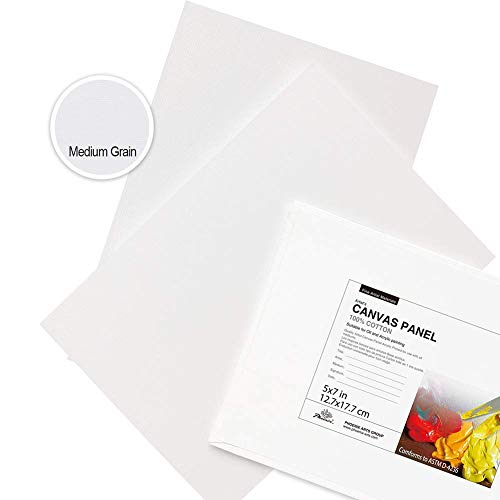 PHOENIX Painting Canvas Panel Boards - 5x7 Inch / 12 Pack - 1/8 In...