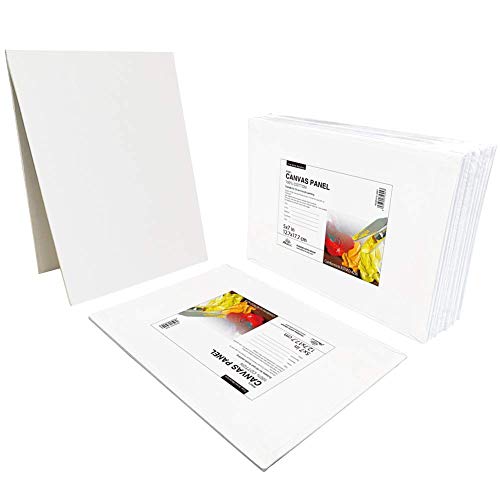 PHOENIX Painting Canvas Panel Boards - 5x7 Inch / 12 Pack - 1/8 In...