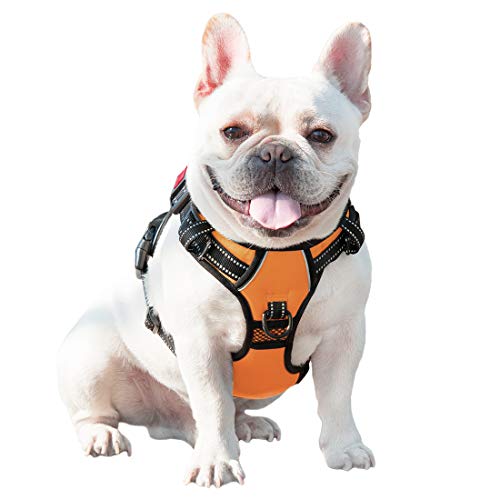 PHOEPET No Pull Dog Harness Medium Reflective Front Clip Vest with...