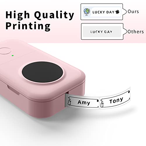 Phomemo Label Maker Machine, D30 Portable Bluetooth Label Printer ...