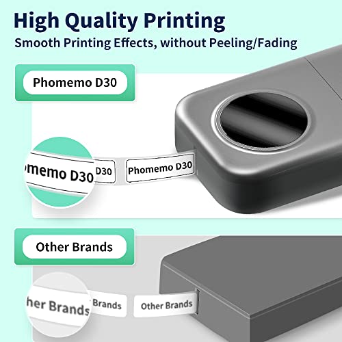 Phomemo Label Makers for Small Business, D30 Label Maker Machine w...