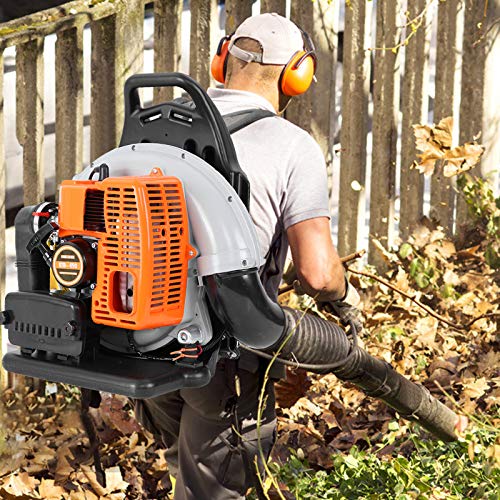 Photno 2 Stroke Gas 63cc Backpack Blower Backpackable Snow-Blowing...