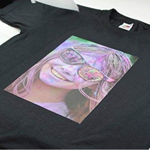 PPD Inkjet Iron-On Dark T Shirt Transfers Paper LTR 8.5x11 Pack o...