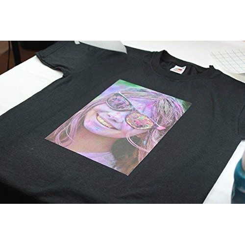 PPD Inkjet Iron-On Dark T Shirt Transfers Paper LTR 8.5x11 Pack o...