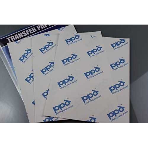 PPD Inkjet Iron-On Mixed Light and Dark Transfer Paper LTR 8.5 x 1...