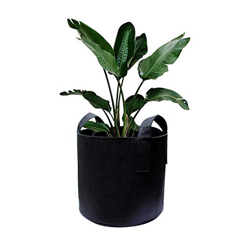 PHYEX 12-Pack 10 Gallon Nonwoven Grow Bags, Aeration Fabric Pots w...
