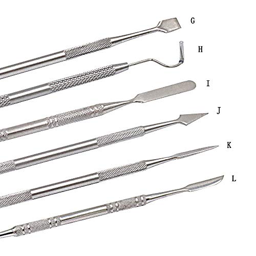 PHYHOO Wax Carvers Set Double Ended Dental Wax Modeling Sculpting ...