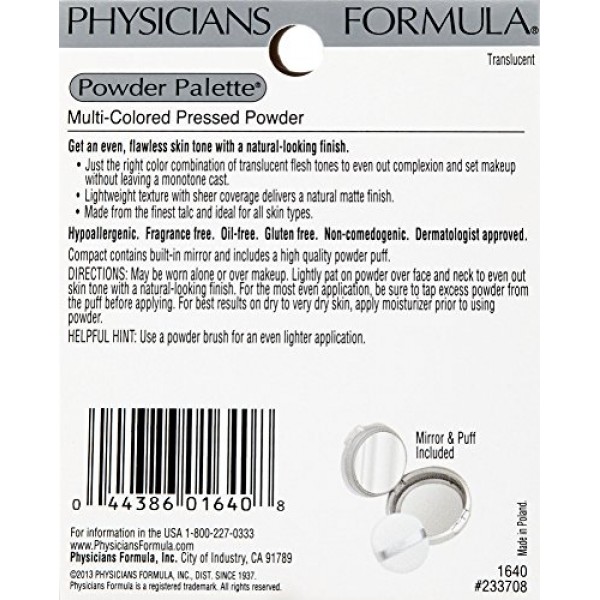 Physicians Formula Powder Palette Color Corrective Powders, Multi-...