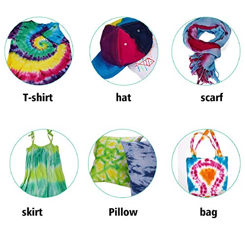 One Step Tie Dye Kit, 8 Colors Fabric Dye Kit for Kids Adults and ...
